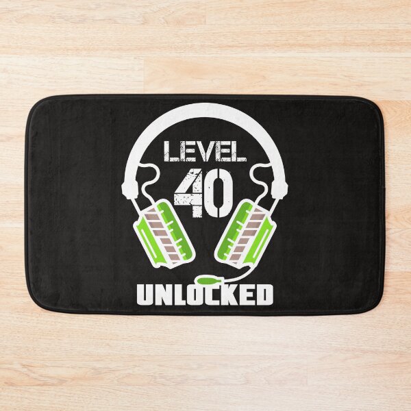 Item preview, Level 40 Unlocked Video Gamer Headset  designed and sold by Maka4.