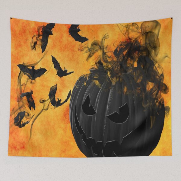 Item preview, Scary Dark Halloween Pumpkin designed and sold by Fashimation20.