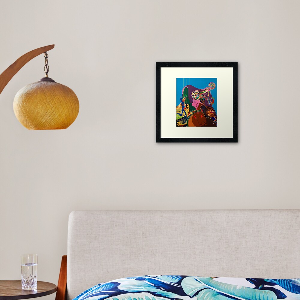 Following Love Framed Art Print