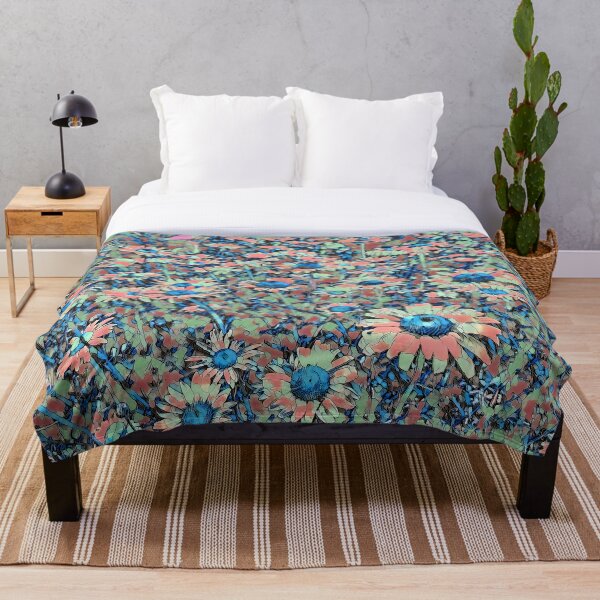 Item preview, Daisy Blues Floral Print designed and sold by LifeLikeDesigns.