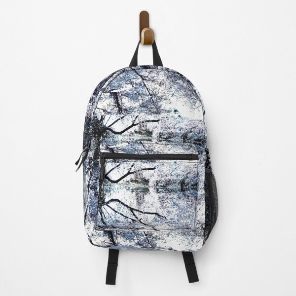 Item preview, Fantasy Nature Scene with Black Tree Reflecting in White Water designed and sold by Zen Goat.