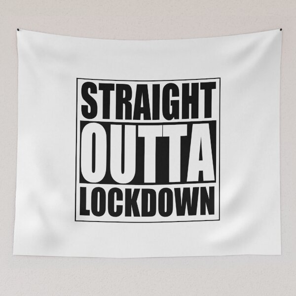 Item preview, Straight Outta Lockdown W designed and sold by REApparelCo.