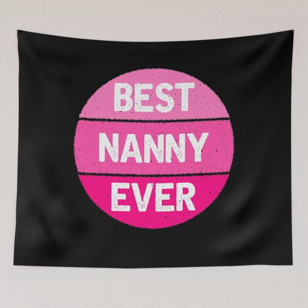 Item preview, Best Nanny Ever Cool Funny Vintage Gift designed and sold by topdesignarts.
