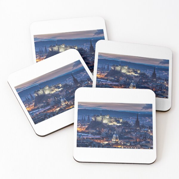 Item preview, Edinburgh Castle at dusk designed and sold by irisone.