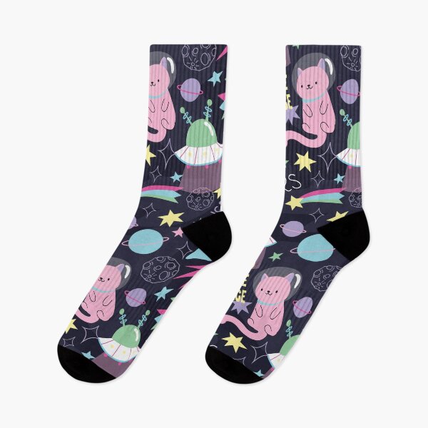 Item preview, cute space cat pattern  designed and sold by yoshra.