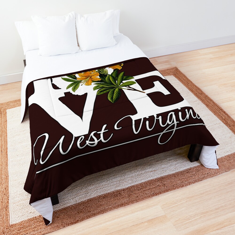 Xzendor7 Comforters, Duvet Covers and Throw Blankets - Elegance and Beauty 2 I Love West Virginia Comforter