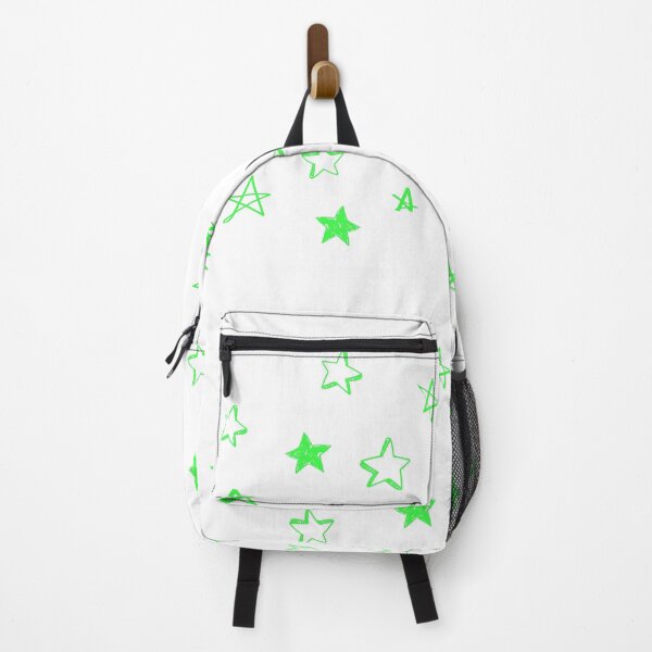 Item preview, Small green star doodle pattern designed and sold by AdelDa19.