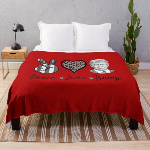 Item preview, PEACE LOVE TRUMP designed and sold by Smart Collection .