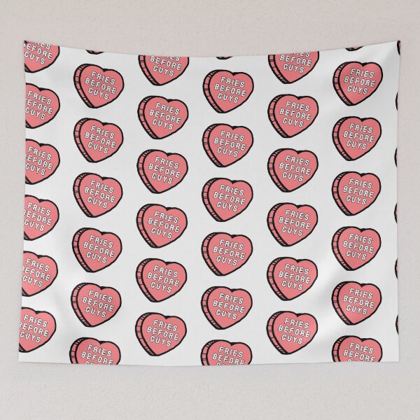 Item preview, fries before guys Sticker designed and sold by thirty2.