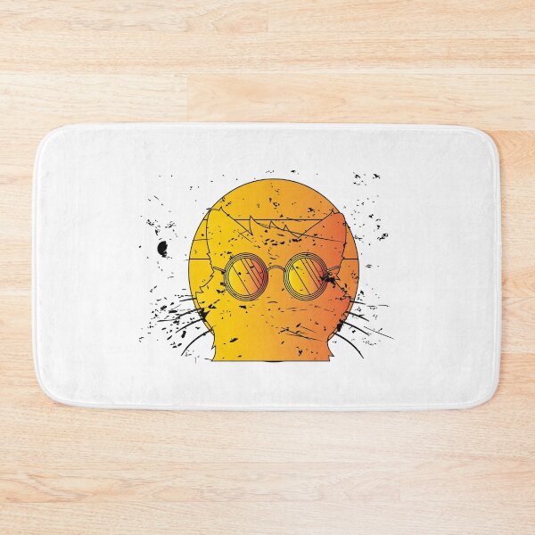 Item preview,  cute cat  orange gradient  t-shirt and stickers  designed and sold by YAHIA-14.