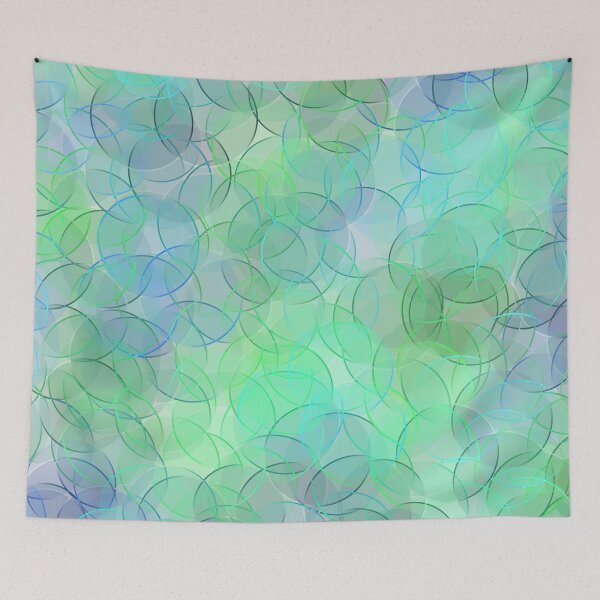 Item preview, Blue and green bubble pattern designed and sold by megan1007.