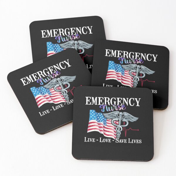 Item preview, ER Nurse Live Love Save Lives - Emergency Nurses Day - Gift designed and sold by Dressed For  Duty.