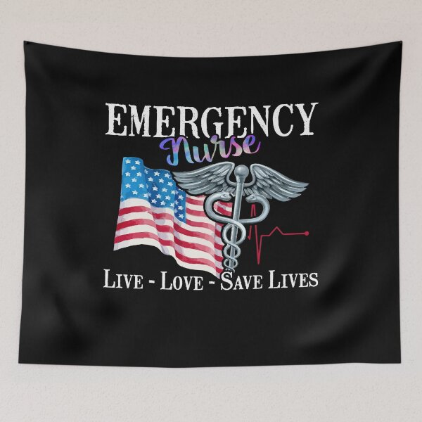 Item preview, ER Nurse Live Love Save Lives - Emergency Nurses Day - Gift designed and sold by Dressed For  Duty.
