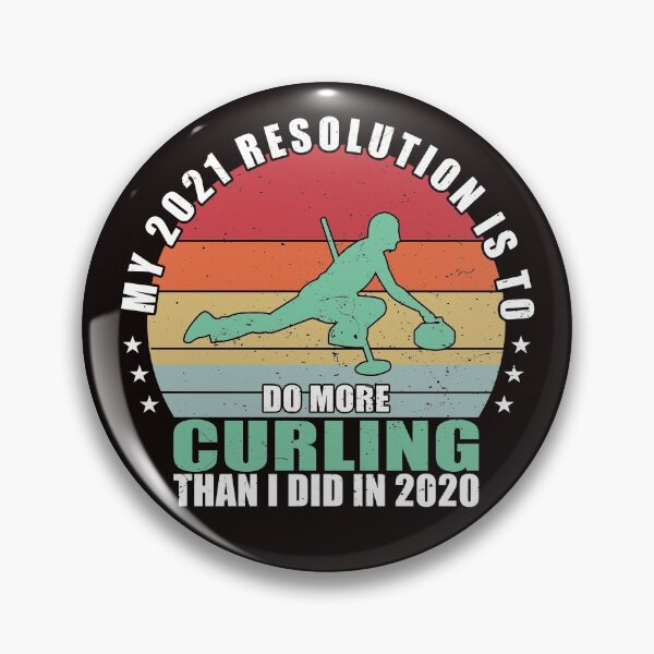 Item preview, My 2021 Resolution is to do more Curling than I did in 2020 designed and sold by Dan66.
