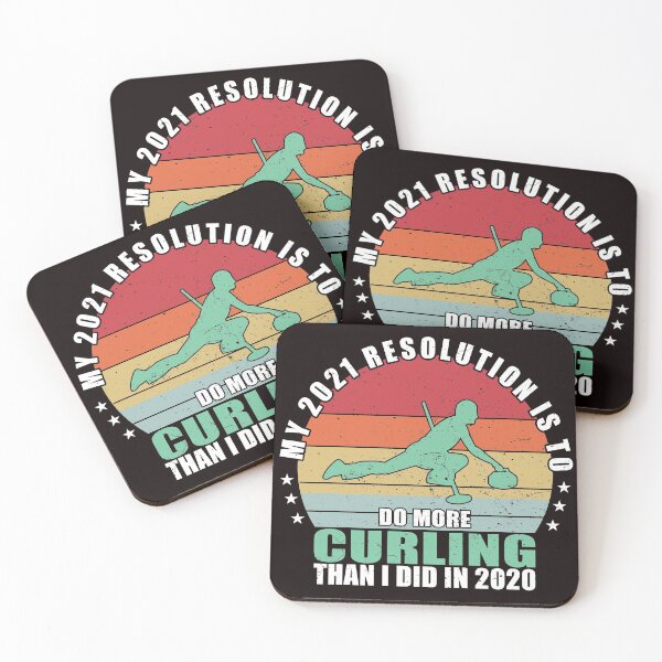 Item preview, My 2021 Resolution is to do more Curling than I did in 2020 designed and sold by Dan66.