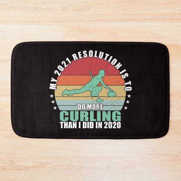 Item preview, My 2021 Resolution is to do more Curling than I did in 2020 designed and sold by Dan66.