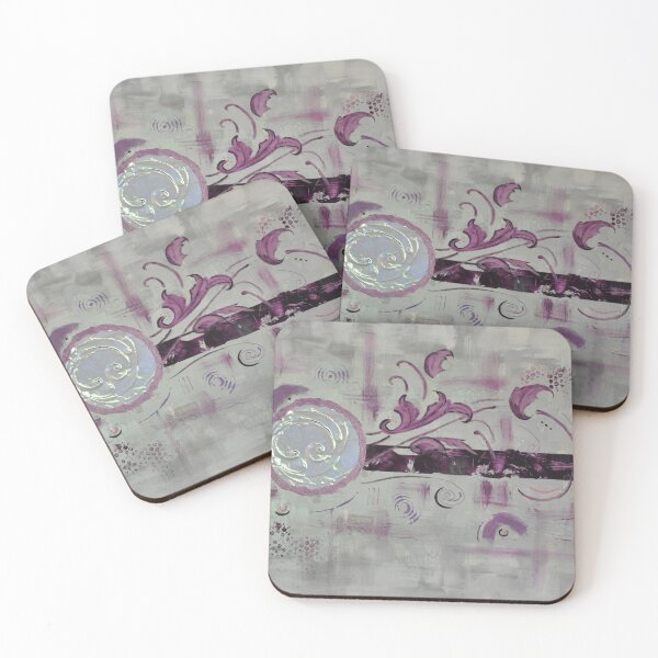Item preview, Violetta violeta, pintura floral abstracta designed and sold by chrisma_peinture.