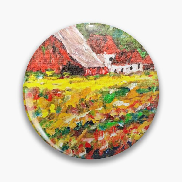 Item preview, brightly colored farm field designed and sold by lenshane.