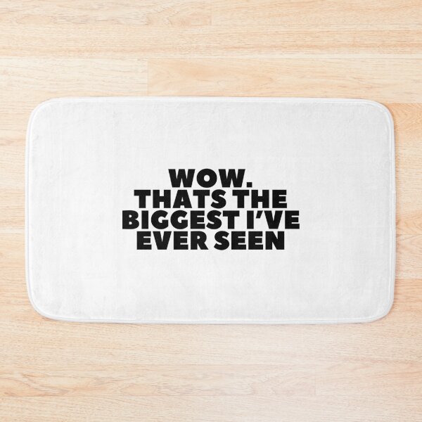 Item preview, Wow. That's The Biggest I've Ever Seen" - White Lie Party Print designed and sold by TopTrendNow.