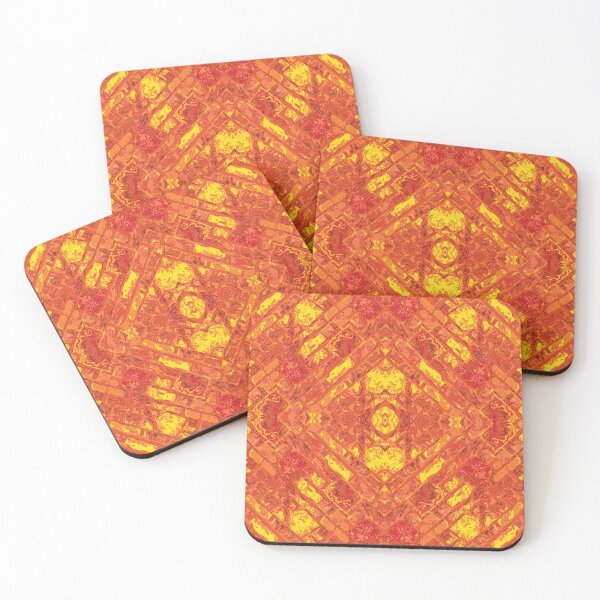 Item preview, Fire Red Orange Yellow Kaleidoscopic Seamless Pattern designed and sold by Reconocer.