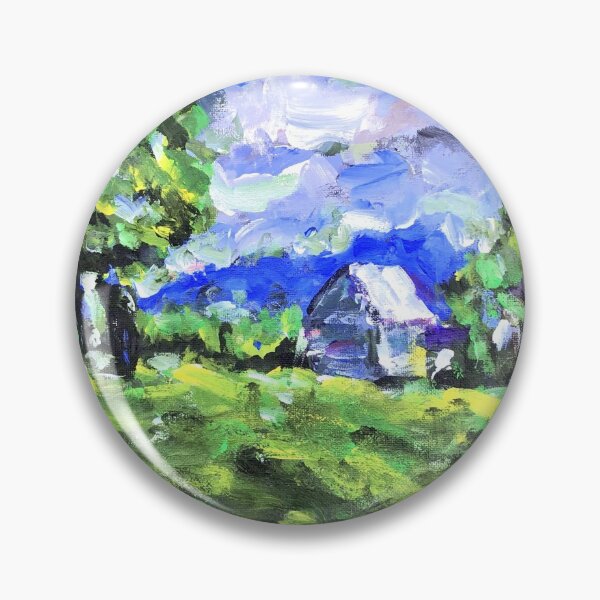 Item preview, farm shrouded with clouds designed and sold by lenshane.