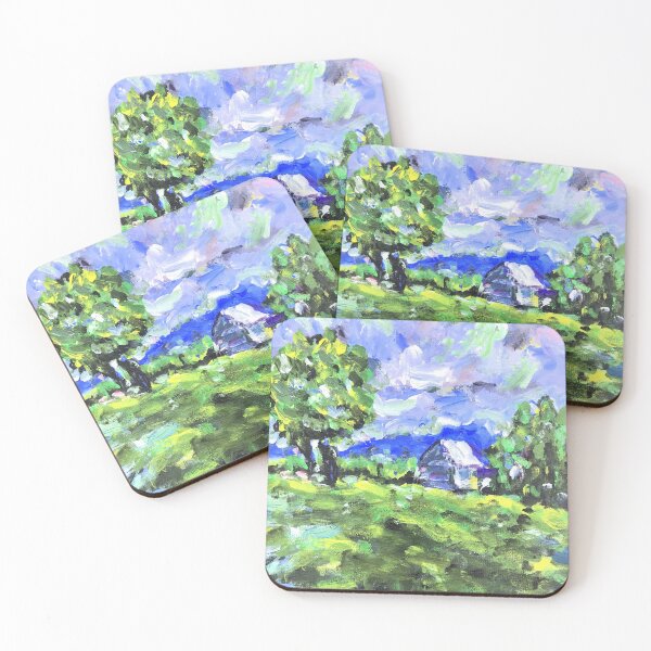 Item preview, farm shrouded with clouds designed and sold by lenshane.