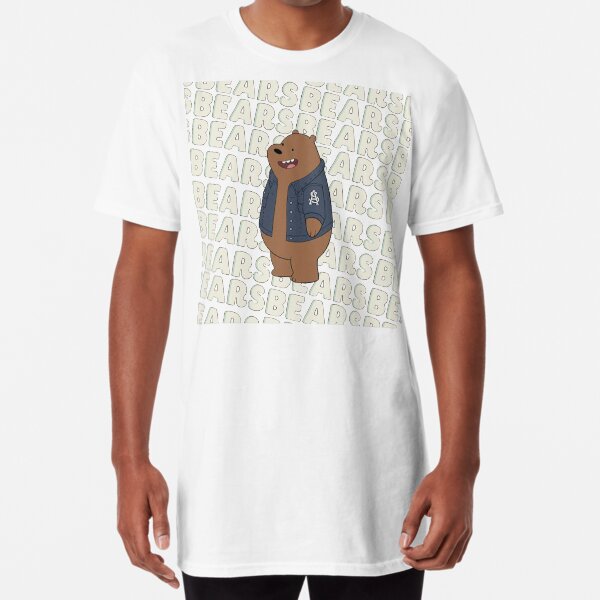 Bear Letterman Jacket Long T-Shirt