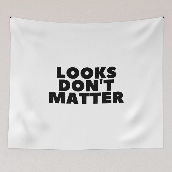Item preview, "Looks Don't Matter" - White Lie Party Print designed and sold by TopTrendNow.