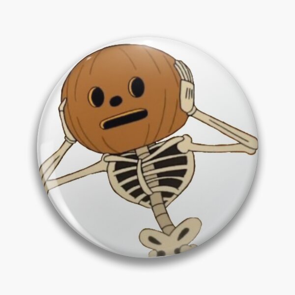 Item preview, Happy Halloween Skeleton Head designed and sold by abluebell.