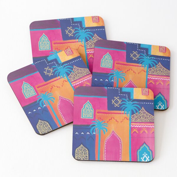 Item preview, Colorful Moroccan City designed and sold by Carolin Bentbib.