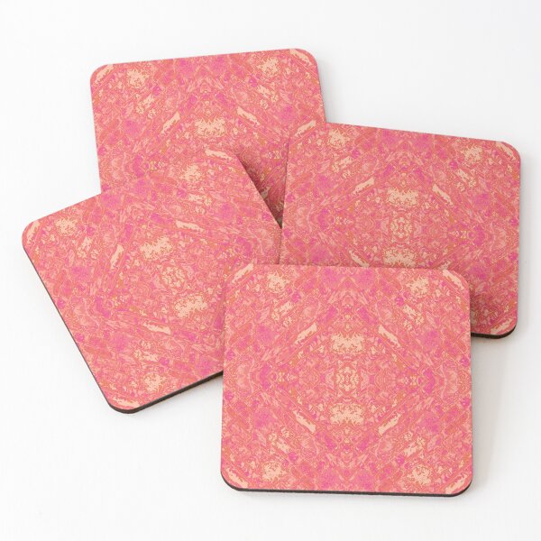 Item preview, Melon Peach Salmon Kaleidoscopic Seamless Pattern designed and sold by Reconocer.