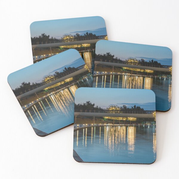 Item preview, The Monterrey, Mexico River Walk at Dawn designed and sold by Hochmann.