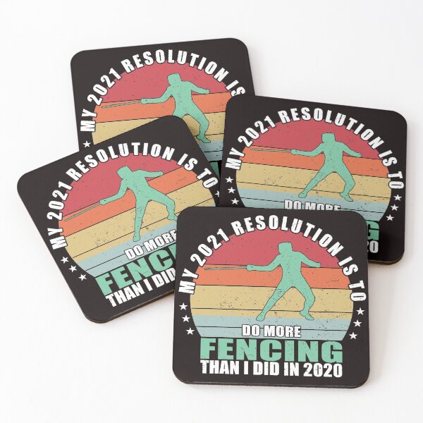 Item preview, My 2021 Resolution is to do more Fencing than 2020 designed and sold by Dan66.