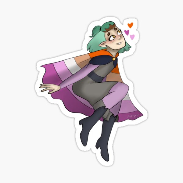 Amity Lesbian Pride Sticker Sticker