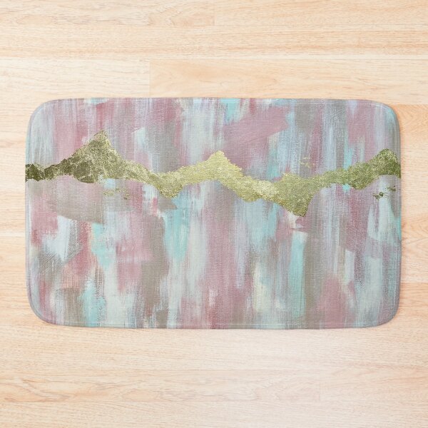 Item preview, Desert Dreams #2 Boho Chic Abstract with Gold Leaf designed and sold by Brushedinbold.