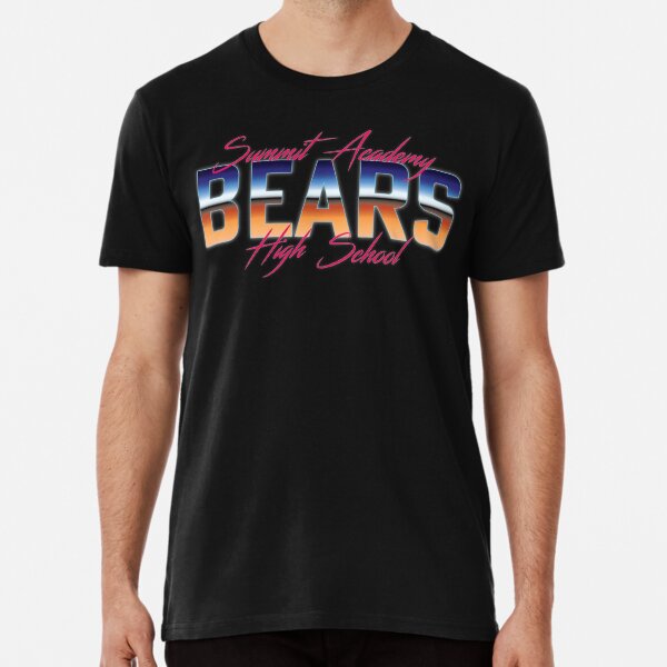 SAHS Bears 80's Retro Premium T-Shirt