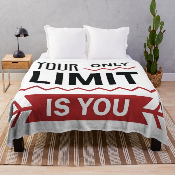 Item preview, Your Only Limit Is You. Exercise Addicts Quote. Gym Addiction. designed and sold by Trendelicious.