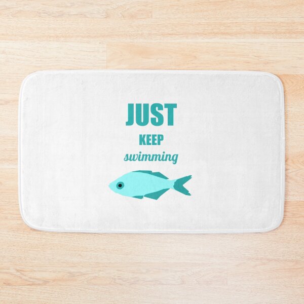 Item preview, Just Keep Swimming designed and sold by RainbowFishArt.