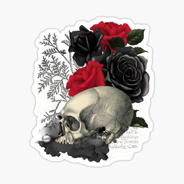 Gothic Rose Sticker