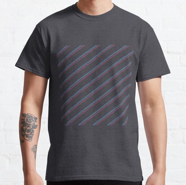 M Cloth Pattern on Dark Grey Classic T-Shirt