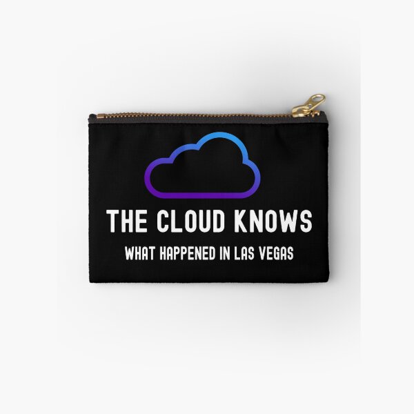 Item preview, Funny Tech Humor, The Cloud Knows What You Did in Las Vegas designed and sold by Statement-Teez.