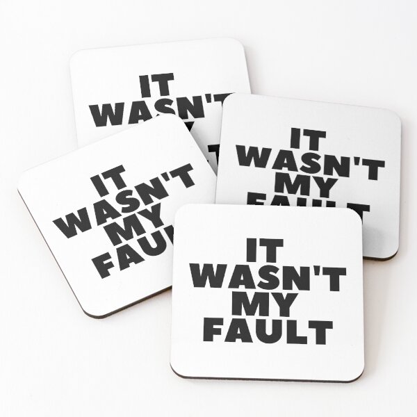 Item preview, "It Wasn't My Fault" - White Lie Party Print designed and sold by TopTrendNow.