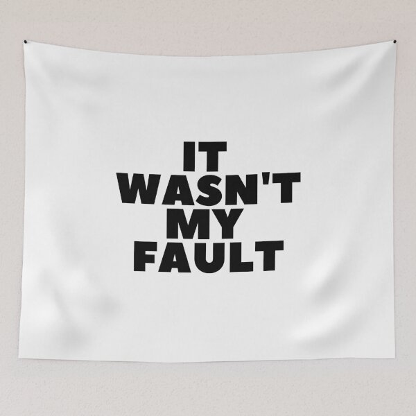 Item preview, "It Wasn't My Fault" - White Lie Party Print designed and sold by TopTrendNow.