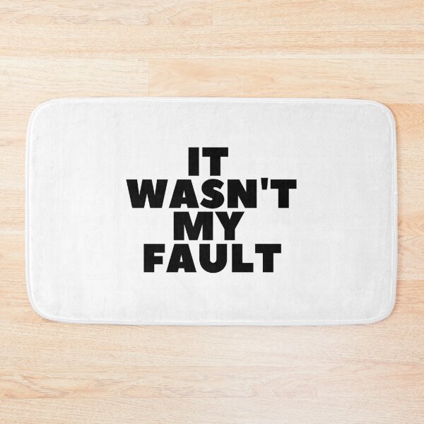 Item preview, "It Wasn't My Fault" - White Lie Party Print designed and sold by TopTrendNow.