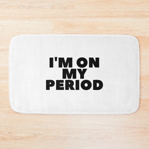 Item preview, "I'm On My Period" - White Lie Party Print designed and sold by TopTrendNow.
