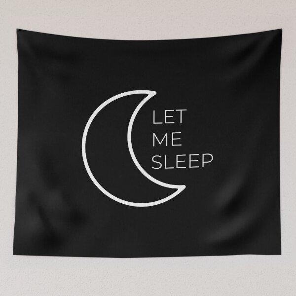 Item preview, let me sleep moon designed and sold by PixelCookieDsgn.