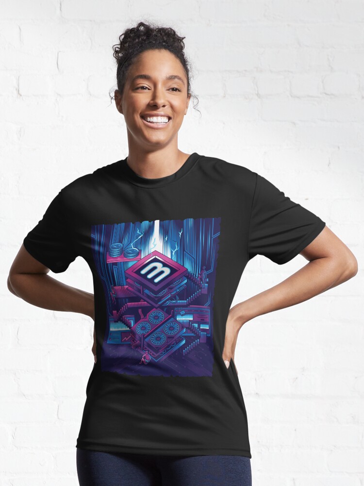 Alternate view of Crypto Mining Venture Active T-Shirt