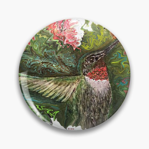 Item preview, Batzilla - Batty for Hummingbirds by Tz StLouis design #3 white bkgrnd designed and sold by batzilla.