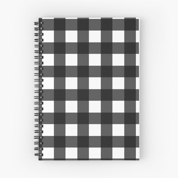 Item preview, Black and White Buffalo Plaid Pattern designed and sold by Bumblefuzzies.