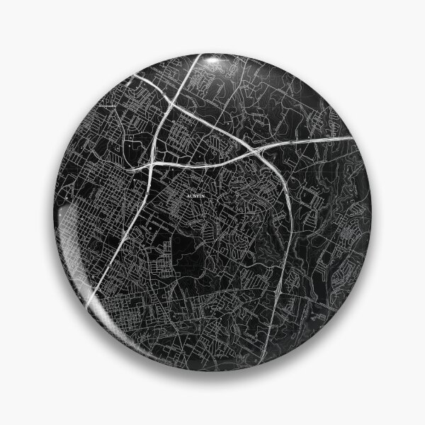 Item preview, Austin, TX - EAST Topographical Map Black designed and sold by PGHPhotoCo.